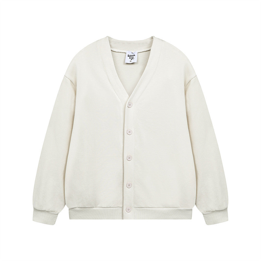 Men's Solid Color Loose-fitting Casual Pullover - STS Wears