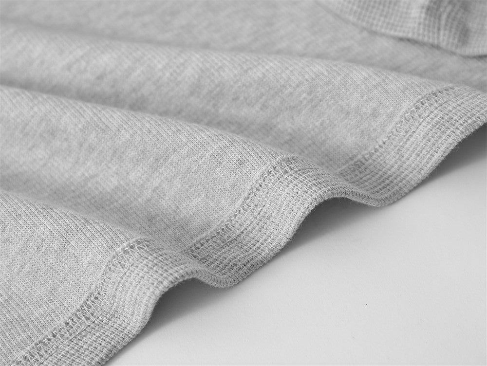 Solid Color Loose Half Long-sleeve Zipper Men - STS Wears