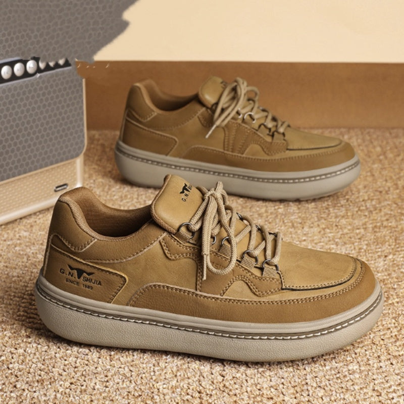 Unisex Synthetic Leather Casual Sneakers