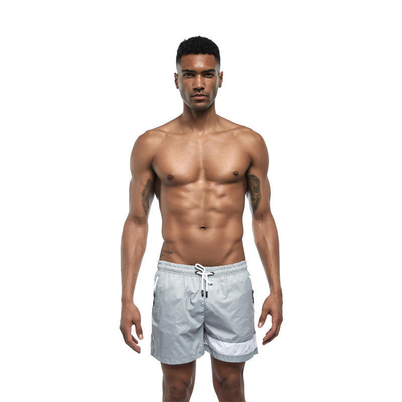 Men's Thin Straight Color Matching Sports Casual Shorts - STS Wears