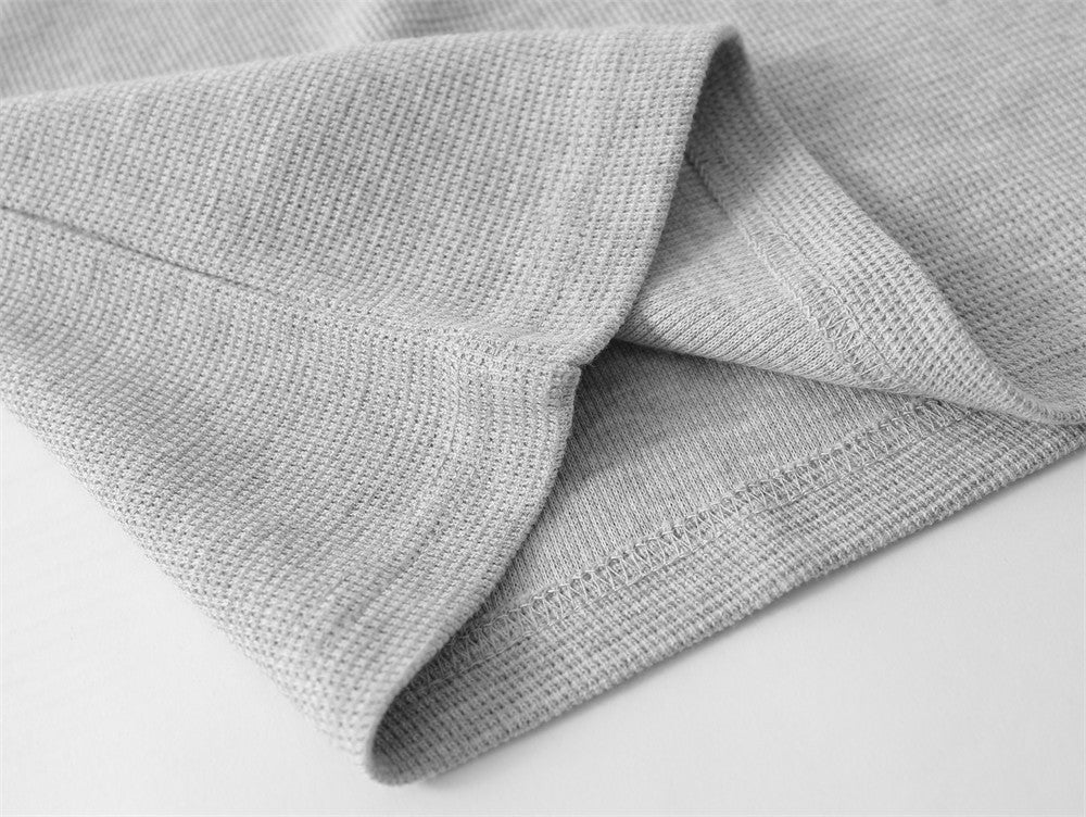 Solid Color Loose Half Long-sleeve Zipper Men - STS Wears