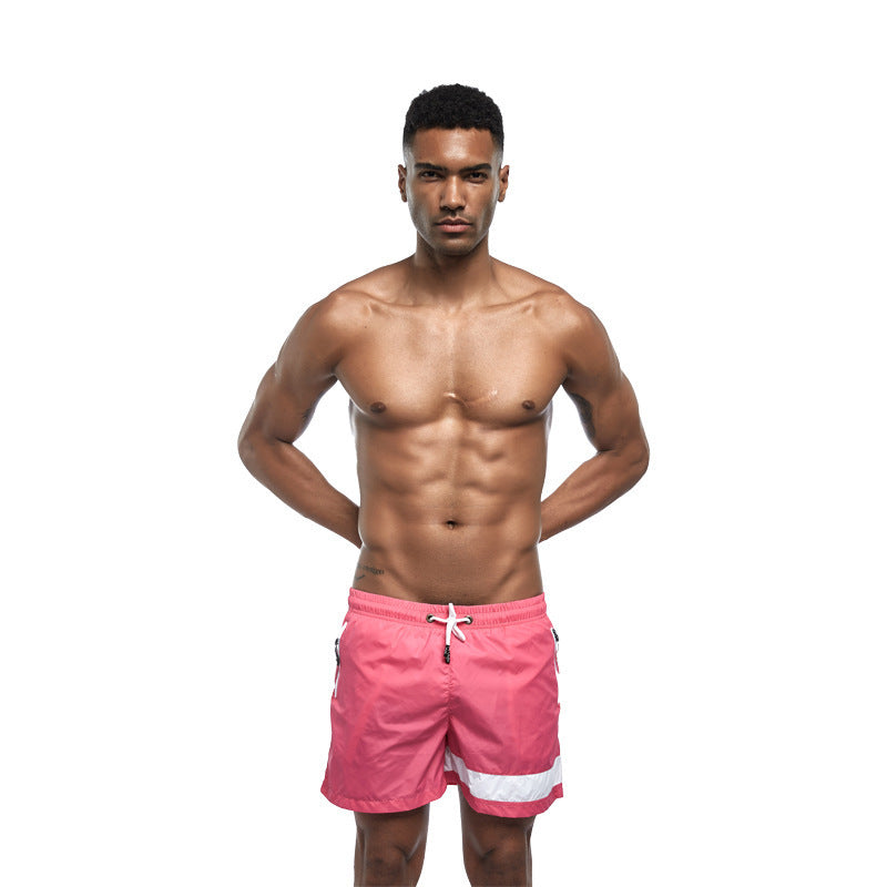 Men's Thin Straight Color Matching Sports Casual Shorts - STS Wears