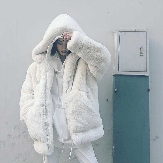 Fur Loose Young Winter Hoodie