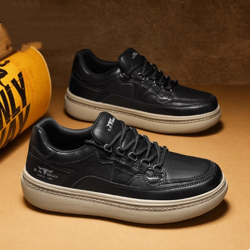 Unisex Synthetic Leather Casual Sneakers