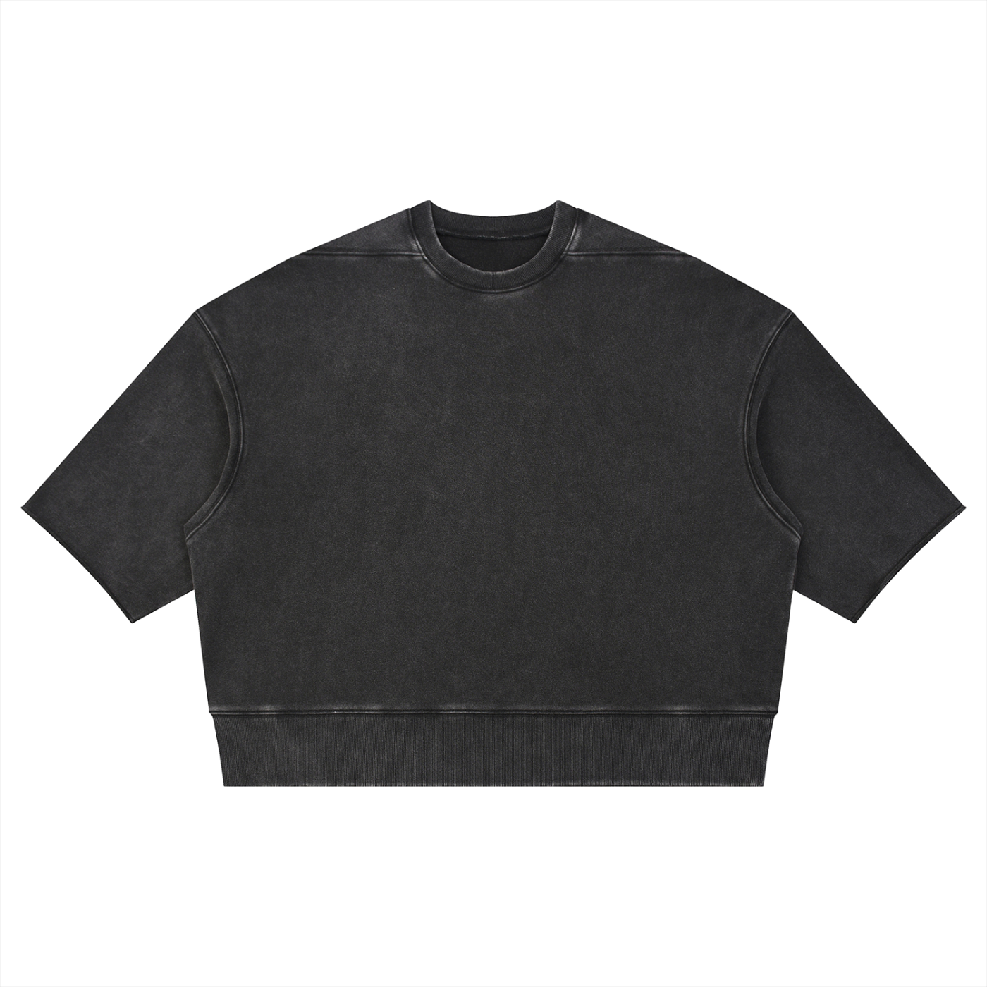 STS Wears Unisex Mineral Wash Boxy Raw Edge T-Shirt - view 1