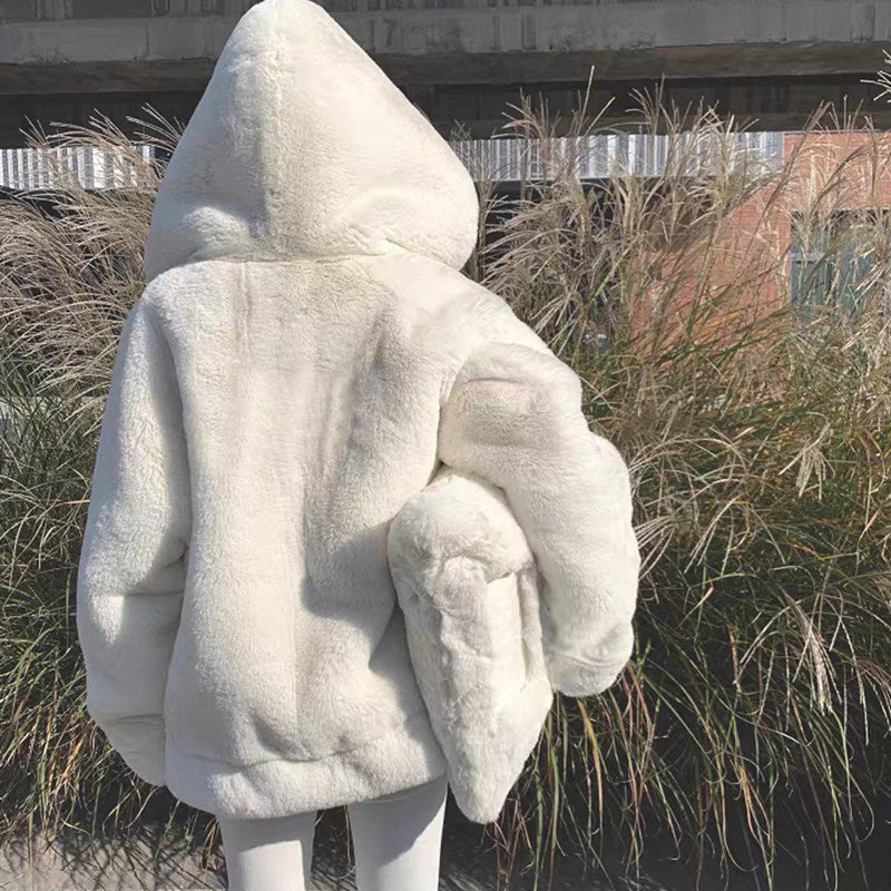 Fur Loose Young Winter Hoodie