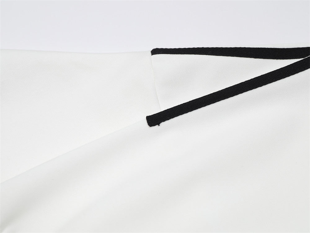 Color Contrast Patchwork Loose Sweater Male - STS Wears