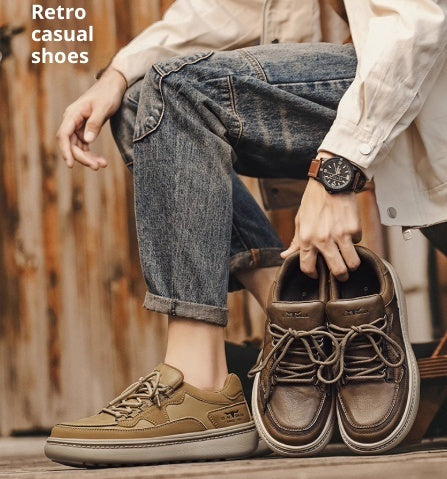 Unisex Synthetic Leather Casual Sneakers