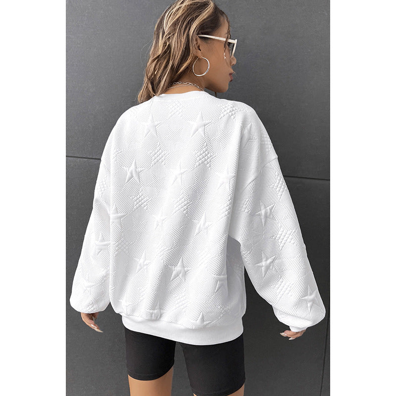 Casual Loose Round Neck Pullover Women - STS Wears