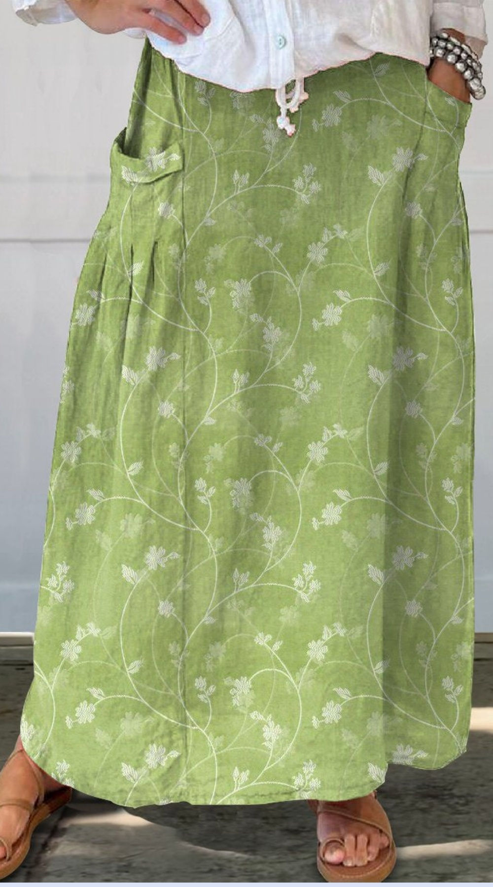 Leisure Retro Floral Vacation Skirt - STS Wears