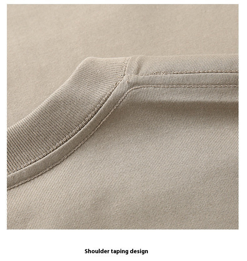 Customized T-shirt Short Sleeve Round Neck Loose Work Clothes Top Printing - STS Wears