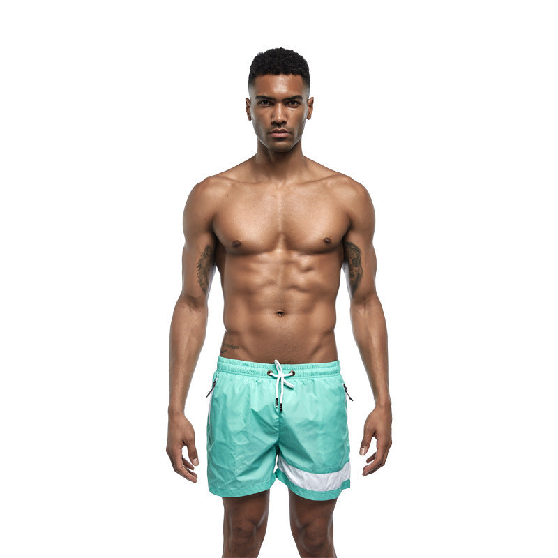 Men's Thin Straight Color Matching Sports Casual Shorts - STS Wears