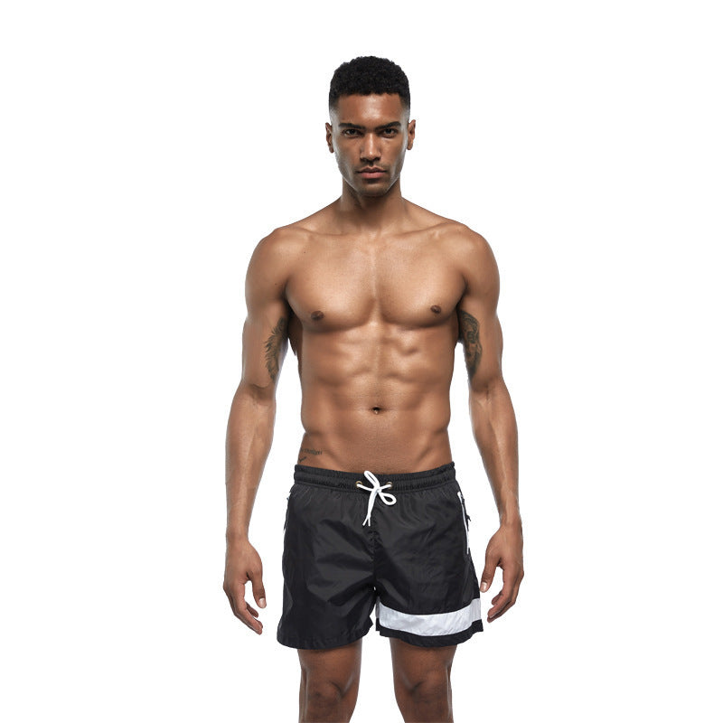 Men's Thin Straight Color Matching Sports Casual Shorts - STS Wears