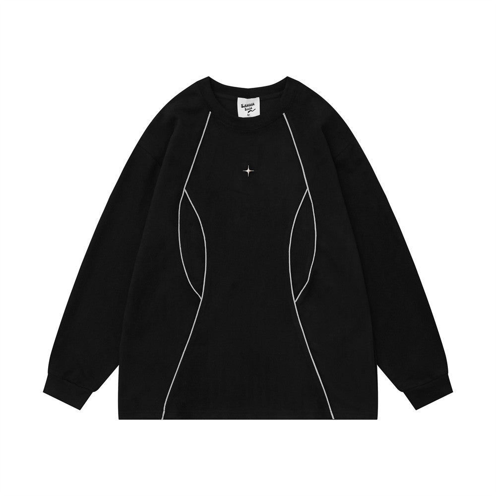 Fashion Loose Round Neck Sweater Men's Clothing - STS Wears