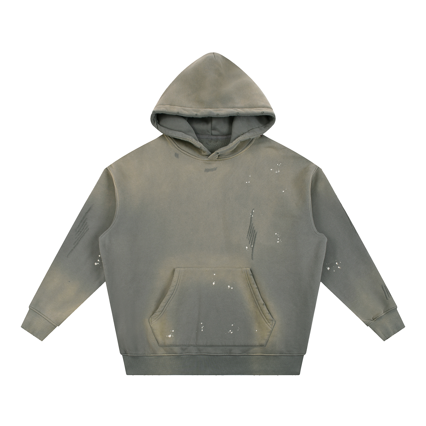 STS Wears Vintage Washed Frayed Fleece Hoodie - view 3