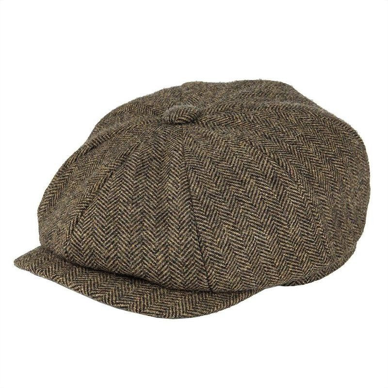 Fashion Casual Trend Vintage Twill Newsboy Hat - STS Wears
