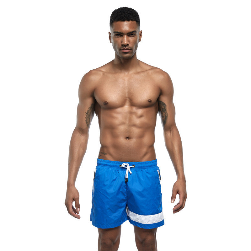 Men's Thin Straight Color Matching Sports Casual Shorts - STS Wears