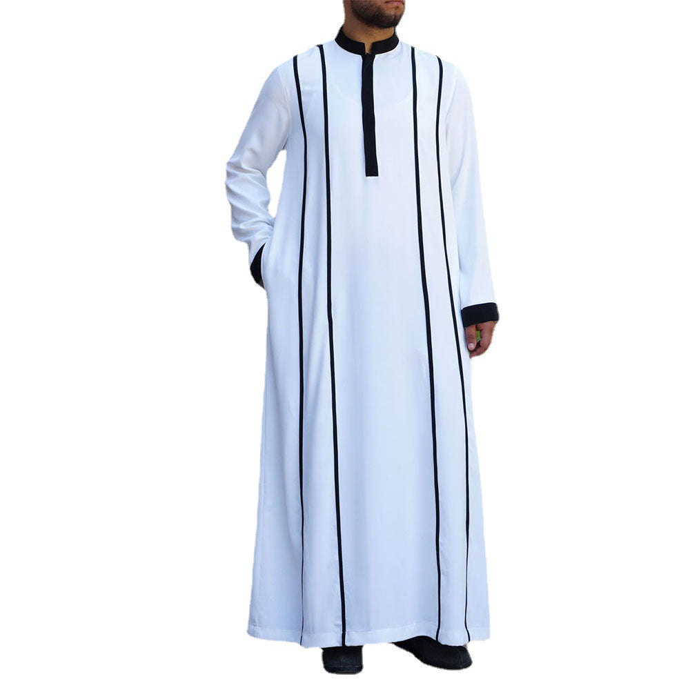 White European And American Four Seasons Universal Color Matching Muslim Robe - STS Wears