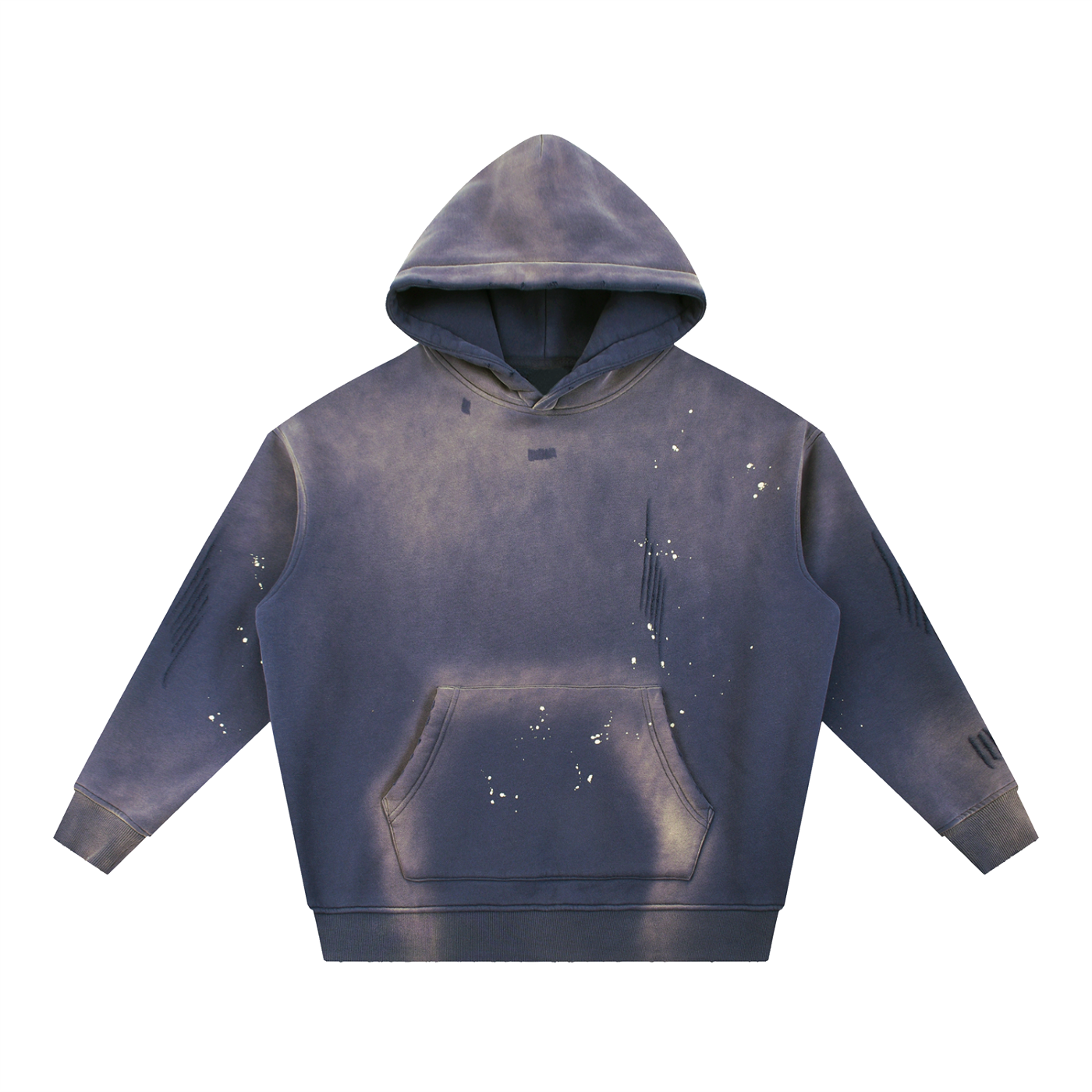 STS Wears Vintage Washed Frayed Fleece Hoodie - view 7