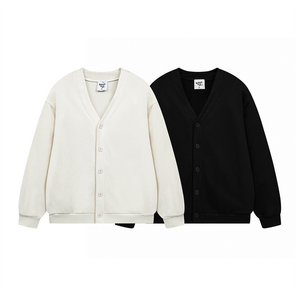 Men's Solid Color Loose-fitting Casual Pullover - STS Wears