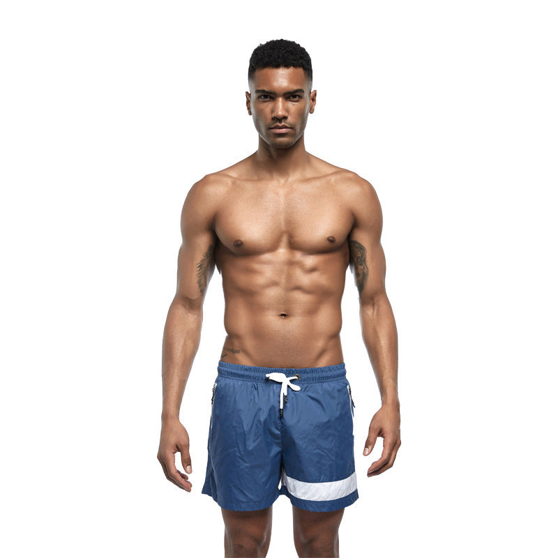 Men's Thin Straight Color Matching Sports Casual Shorts - STS Wears