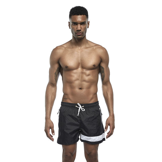 Men's Thin Straight Color Matching Sports Casual Shorts - STS Wears