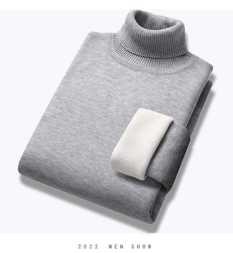 Turtleneck Sweater Thickened Inner Bottoming Shirt